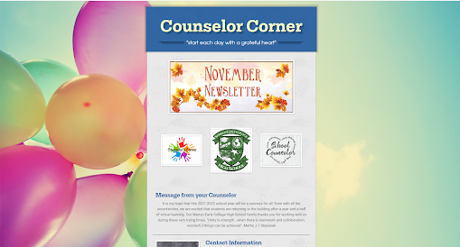 November Counselor Newsletter