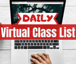 Virtual Class Schedule