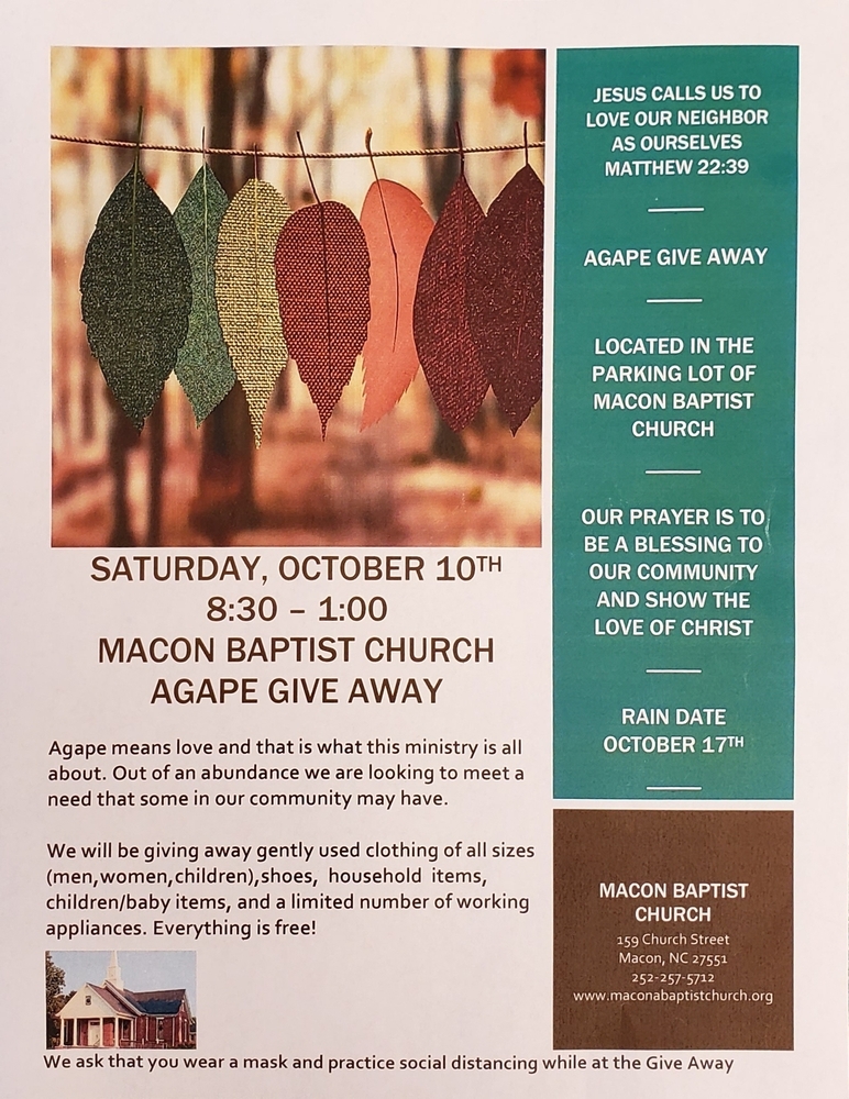 Macon Baptist Flyer