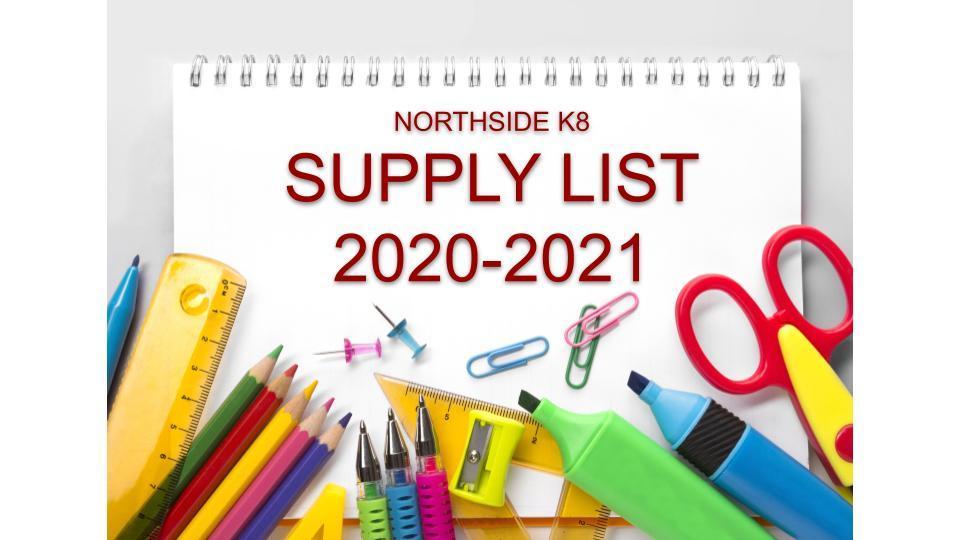 Supply List 2020-2021