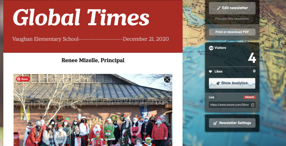 December 2020 Nesletter Image