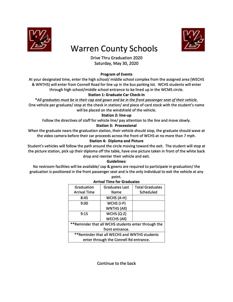 Graduation Details