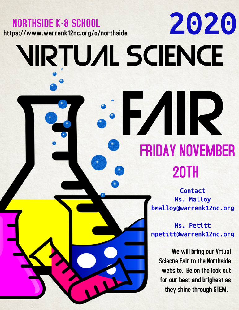 Virtual Science Fair Flyer