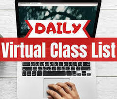 Updated Virtual Class Schedule