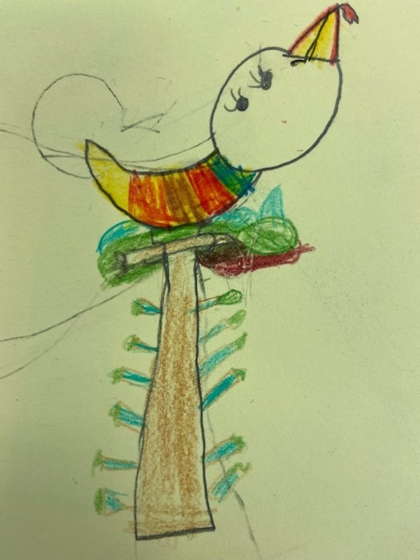 1st grader drawing of an Eagle