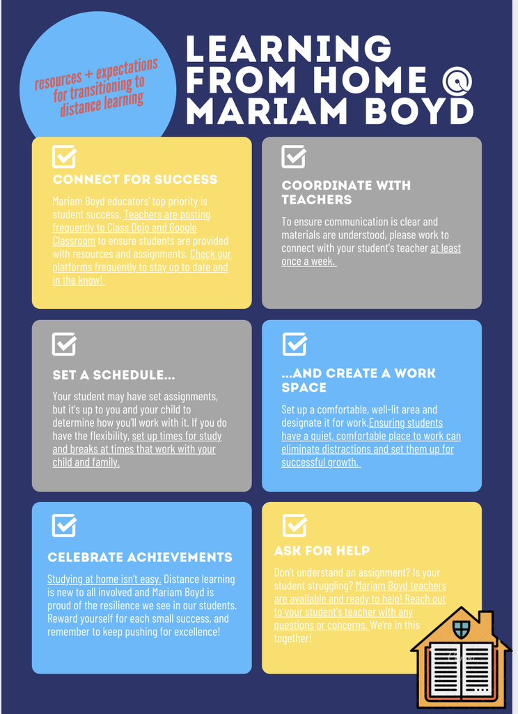 Mariam Boyd and Distance Learning